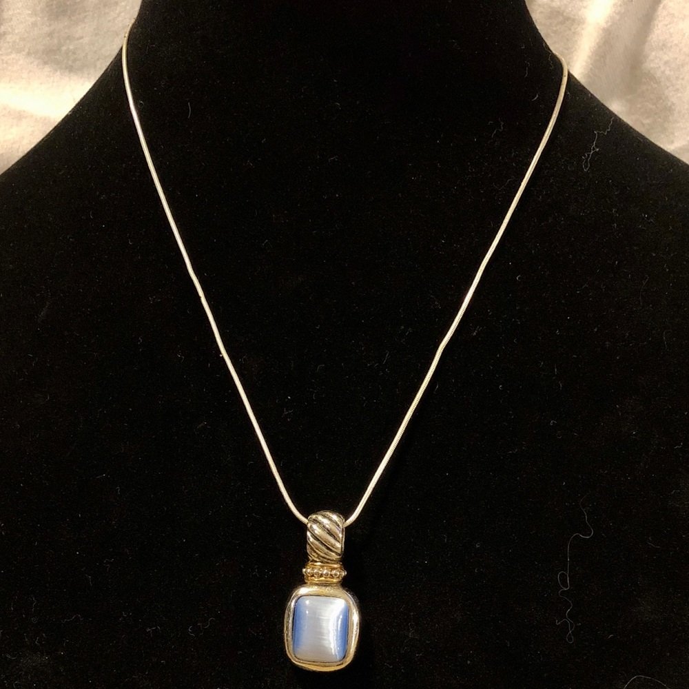 Blue Opal Necklace